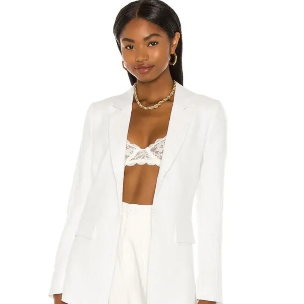 REVOLVE Central Park West Ivory Blazer